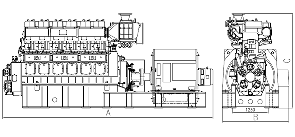 CSI Ningdong DF300 Series Dual Fuel Generator Set (1000 - 2000kW) 02