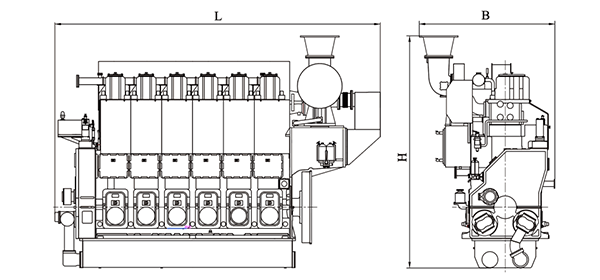 CSI Ningdong DN330 Series Marine Diesel Engine (2206kW - 4045kW) 1