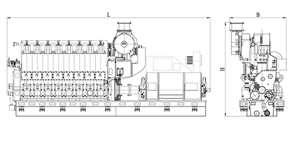 CSI Ningdong DN330340 Series Marine Diesel Generator Set 01