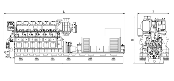 CSI Ningdong G300 Series Marine Diesel Generator Set (01