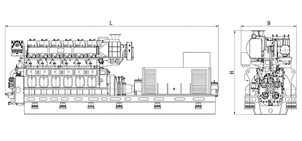 CSI Ningdong GN320 Series Marine Diesel Generator Set 01