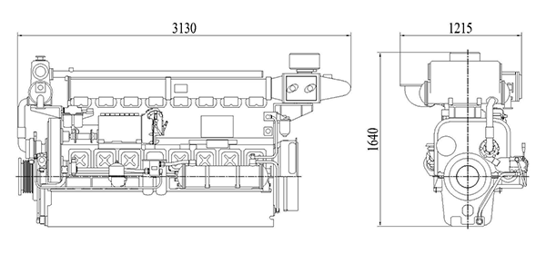 CSI Ningdong N160 Series Marine Diesel Engine (220kW - 478kW) 01