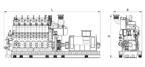 CSI Ningdong N210 Series Marine Dual Fuel Generator Set 01