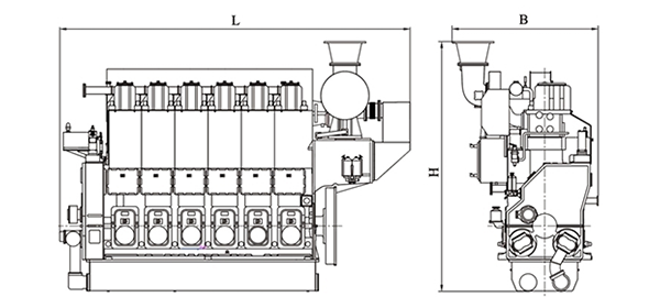 CSI Ningdong NL340 Series Marine Diesel Engine (2206kW - 4800kW) 1